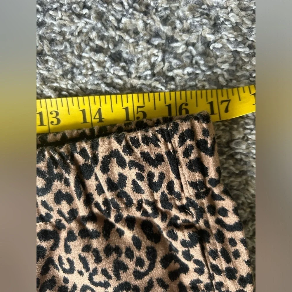 Land’s End 100% cotton cheetah print lounge pants size medium 10-12 - Picture 8 of 9